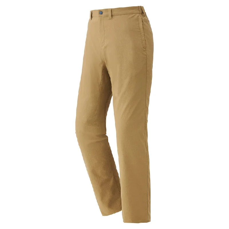 Montbell Pants Women's O.D. Pants Light with Belt Loops  - Excellent Stretch Water-repellent Comfy High-Waist Jeans