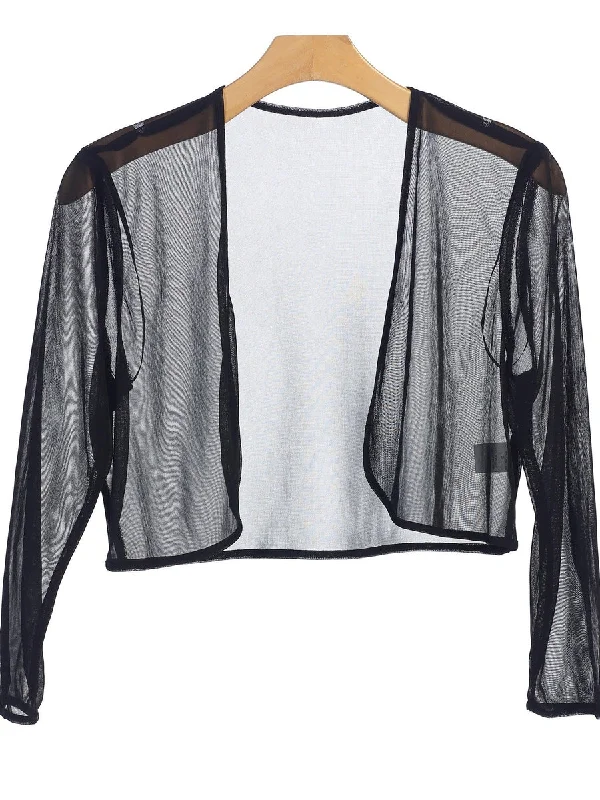 Black XL Chiffon Formal Bolero Evening Jacket Sale Satin Jacket Silk Jacket Chiffon Jacket Black XL Chiffon Formal Bolero Evening Jacket Sale Satin Jacket Silk Jacket Chiffon Jacket