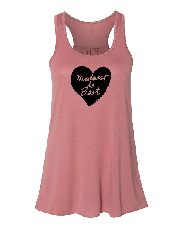Midwest: Women's Flowy Tank slim fit tank
