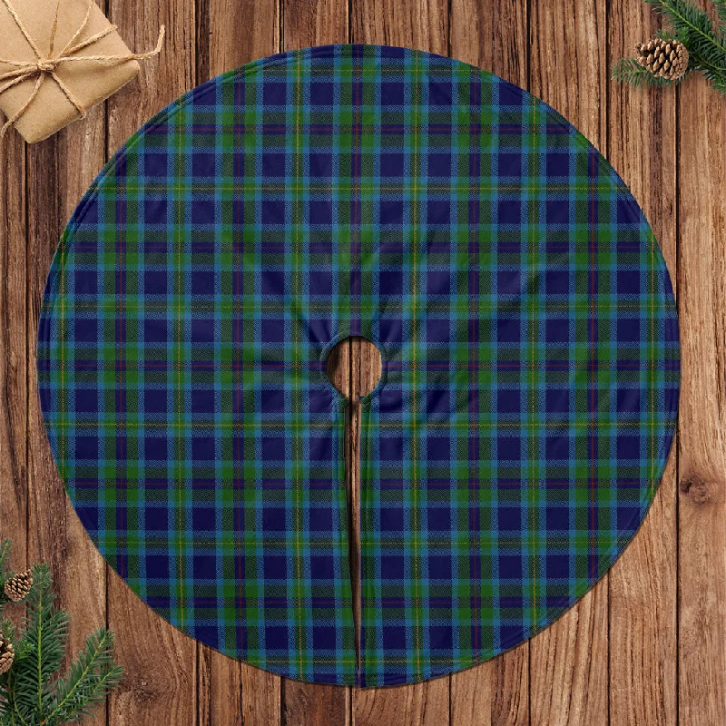 Miller Tartan Christmas Tree Skirt silk skirt lustrous
