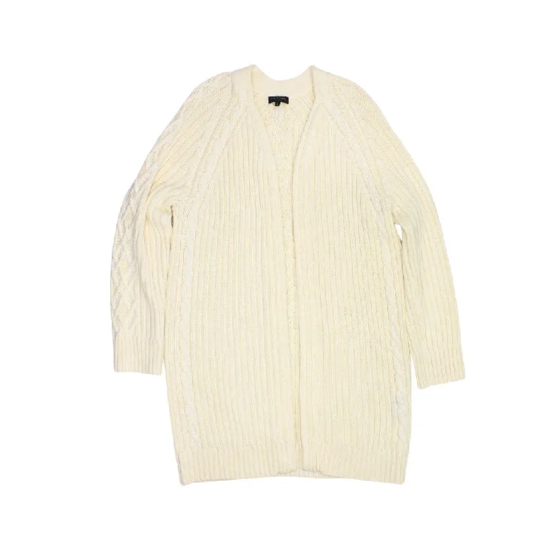 Rag & Bone Cardigan - Women's L Houndstooth Herringbone Solid