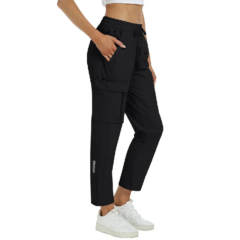 Women's quick-drying waterproof outdoor sports cargo pants Casual Track Pants