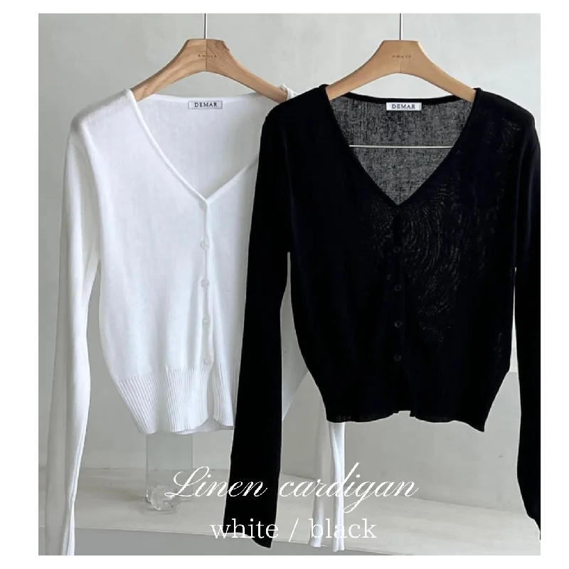 linen cardigan Patchwork Embroidered Appliqued