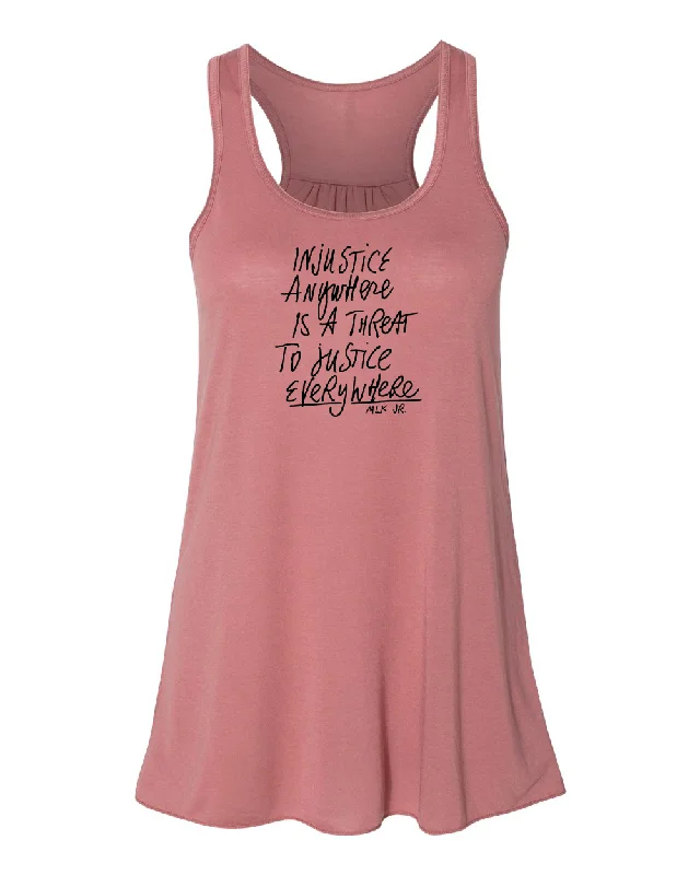 Injustice: Women's Flowy Tank cotton tank top