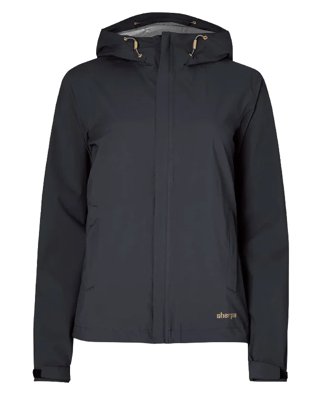 Nima 2.5-Layer Jacket - Black Corduroy Jacket Velvet Jacket Brocade Jacket