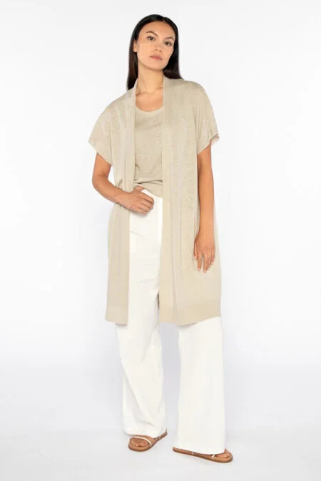 Kinross Cashmere Long S/L Cardigan Wool Cardigan Cotton Cardigan Cashmere Cardigan
