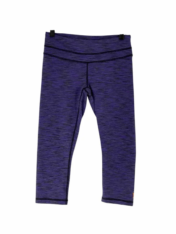 Unknown Brand Size S Purple Gray Heather Athletic Pants Comfy High-Waist Jeans