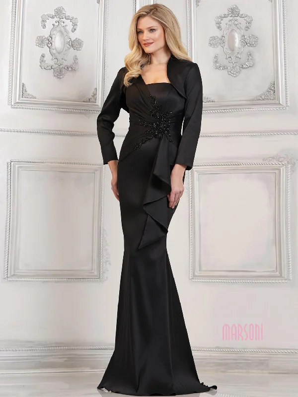 Marsoni MV1294 Long Beaded Formal Jacket Dress Striped Jacket Polka Dot Jacket Floral Jacket Marsoni MV1294 Long Beaded Formal Jacket Dress Striped Jacket Polka Dot Jacket Floral Jacket