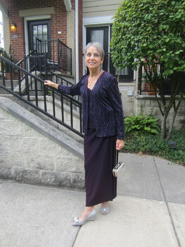 Plum Evening Dress Mother of the Bride Dresse With Sequin Jacket and Bodice Formal Sheath Dresse Chenille Fabric Brocade Fabric Lace Fabric Plum Evening Dress Mother of the Bride Dresse With Sequin Jacket and Bodice Formal Sheath Dresse Chenille Fabric Brocade Fabric Lace Fabric