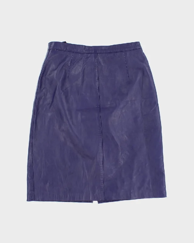 Womens Purple Skirts velvet skirt glossy