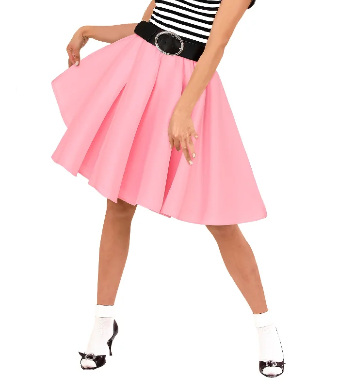 1950's Pink Rock "N' Roll Skirt cashmere skirt plush