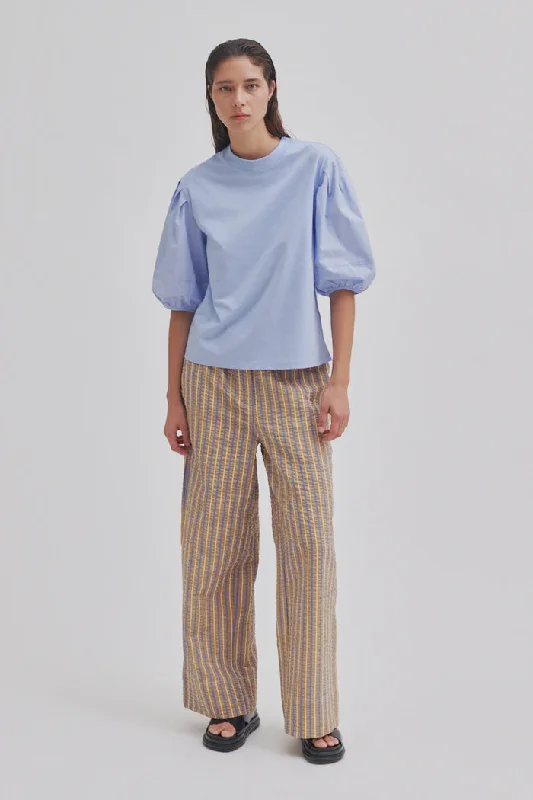 Lago Striped Pants Slim-Fit Khaki Pants