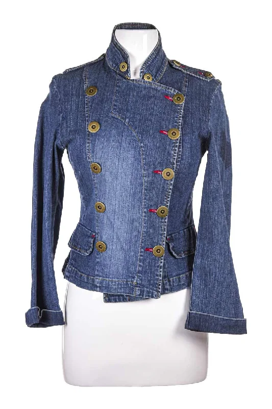 Village Jeans Jacket Print Jacket Jacquard Jacket Embroidered Jacket