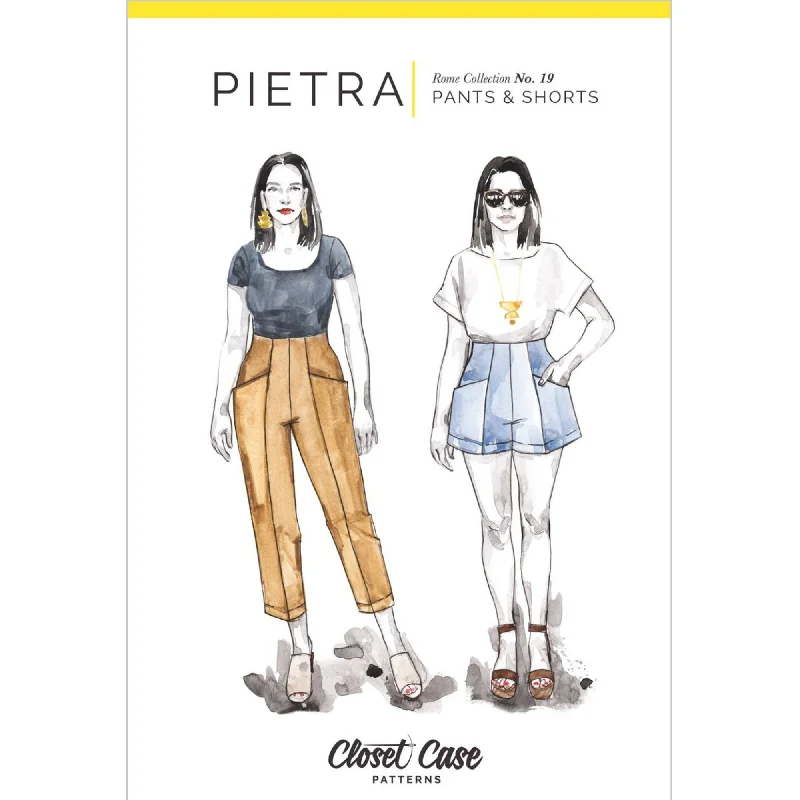 Closet Core Patterns - Pietra Pants & Shorts Pattern (paper) Casual Drawstring Pants