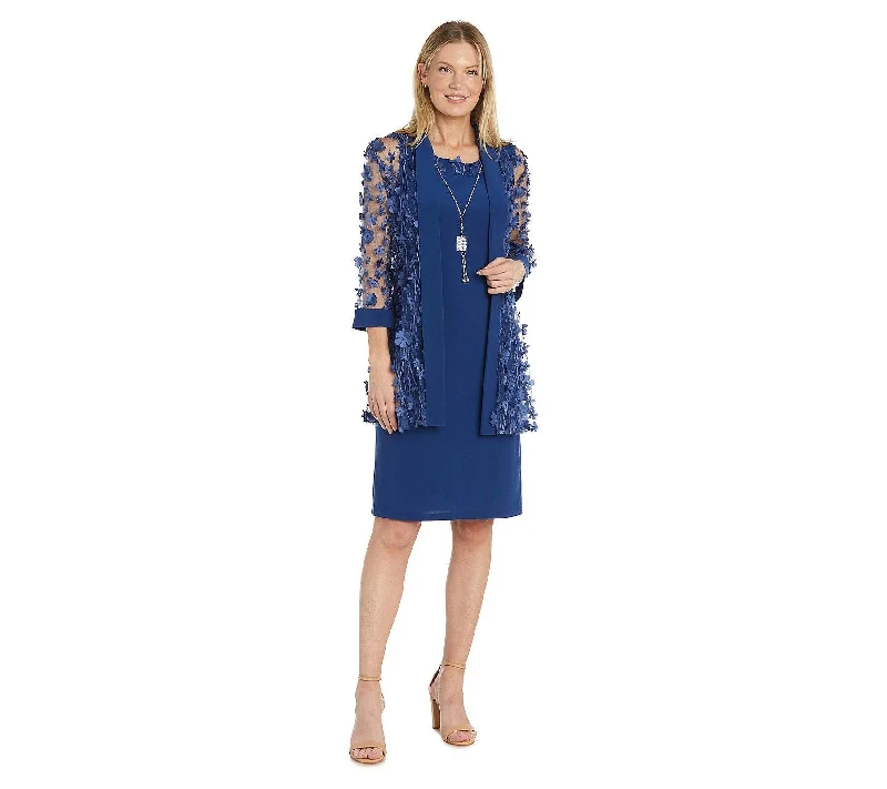 R&M Richards 9733 Short Floral Print Jacket Dress Denim Jacket Leather Jacket Suede Jacket R&M Richards 9733 Short Floral Print Jacket Dress Denim Jacket Leather Jacket Suede Jacket