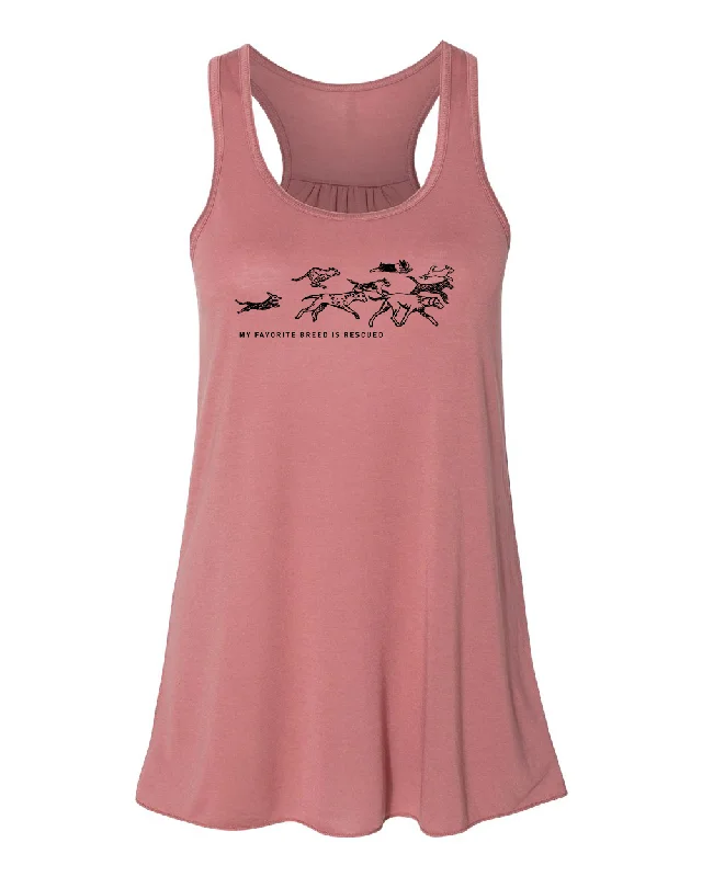 Rescued: Women's Flowy Tank breathable tank top