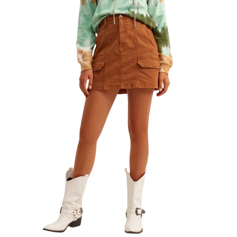 OXXO -  A-Line Pocket Mini Skirt slim fit skirt