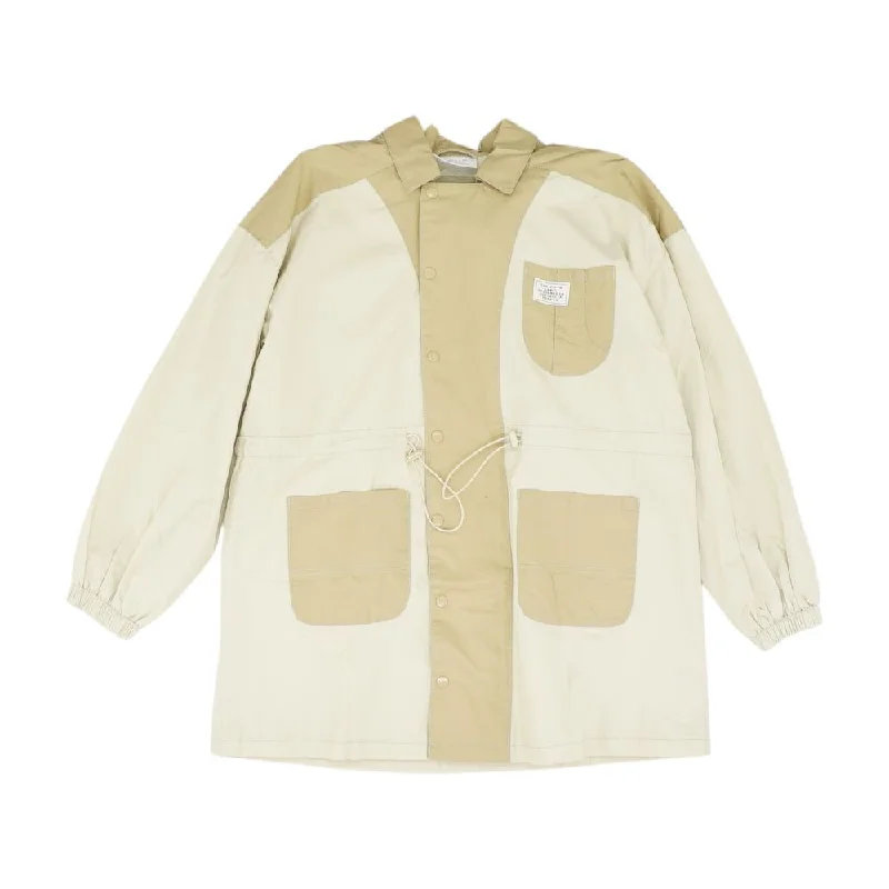 Tan Color Block Lightweight Jacket Notch Collar Jacket Peter Pan Collar Jacket Cowl Neck Jacket Tan Color Block Lightweight Jacket Notch Collar Jacket Peter Pan Collar Jacket Cowl Neck Jacket