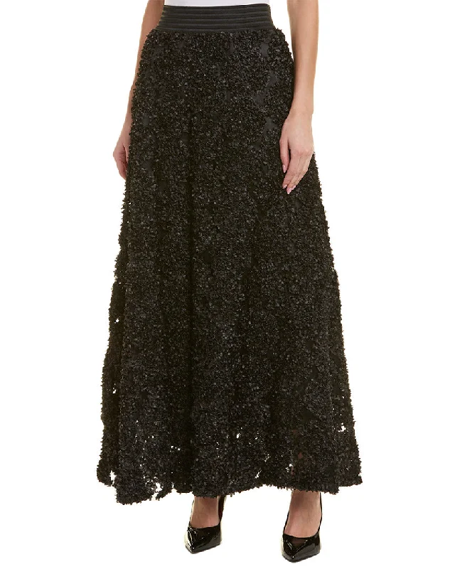 Gracia A-Line Skirt linen skirt light