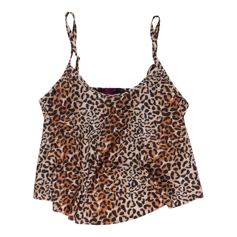 ACX Active Women's Animal Print Tankini Top High-Waist Bikini Set