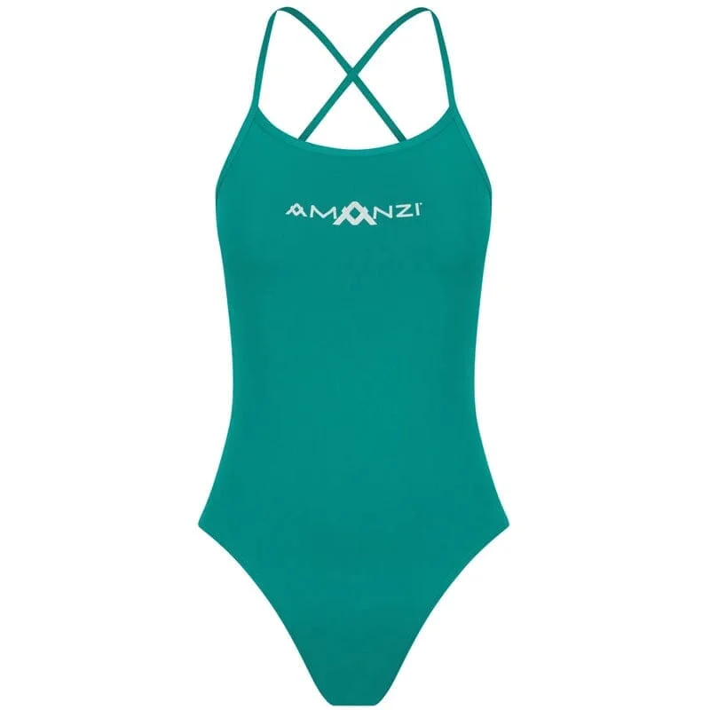 AMANZI Women's Tie-Back Swimsuit - Capri Lace-Detail Bikini Set