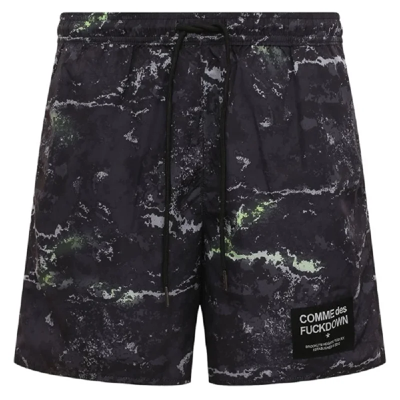 Comme Des Fuckdown Army Polyester Swimwear Sleek Full Coverage