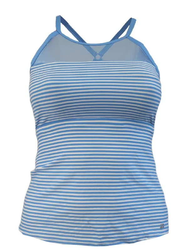BEACH HOUSE Women's Blue Exhilarate Inspire Swim Tank Top #69074 10 NWT High-Waisted Swimwear BEACH HOUSE Women's Blue Exhilarate Inspire Swim Tank Top #69074 10 NWT High-Waisted Swimwear
