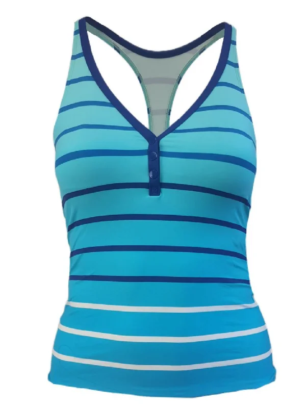 BEACH HOUSE Women's Blue Marine Striped Swim Tankini Top #24553 10 NWT Classic Swimsuit Design BEACH HOUSE Women's Blue Marine Striped Swim Tankini Top #24553 10 NWT Classic Swimsuit Design