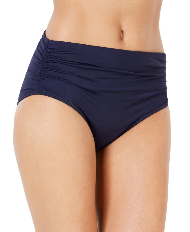 Calvin Klein Women's Liquid Convertible Swim Bottoms, Navy, XS Full Coverage Swimsuit Calvin Klein Women's Liquid Convertible Swim Bottoms, Navy, XS Full Coverage Swimsuit