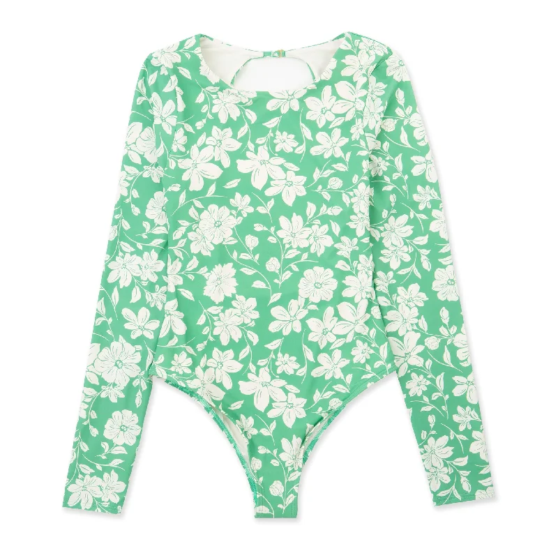 Field Day UPF 50 Long Sleeve One-Piece Swimsuit Minimalist One-Piece