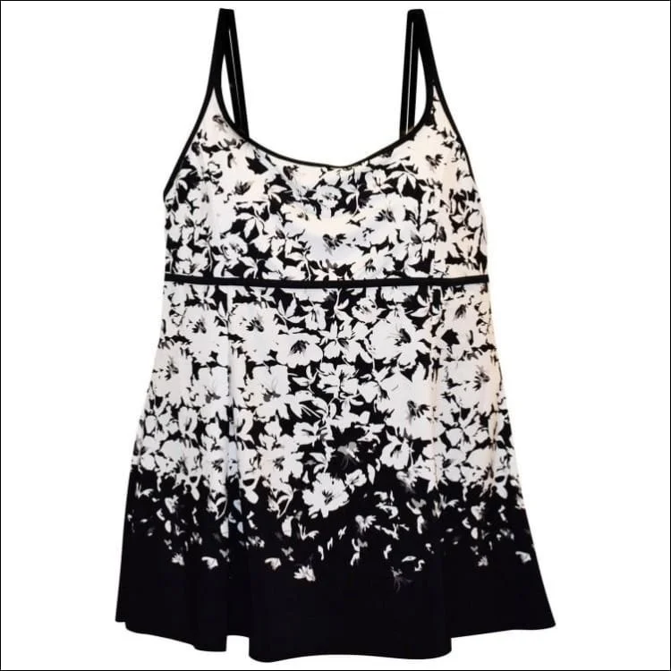 Black White Floral