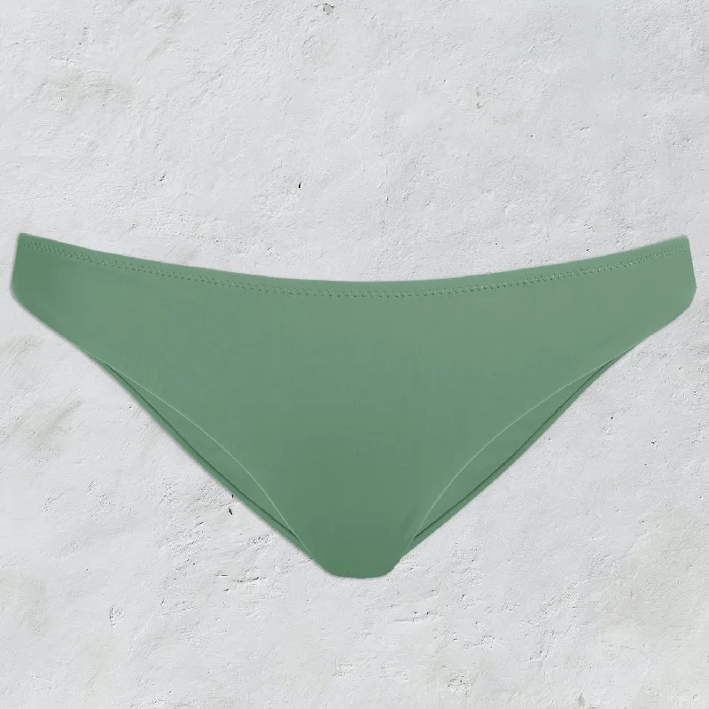 Helen Swimsuit Bottom - Women - SE Sensitive Elastane - S049 Sage Green Classic Two-Piece Bikini Helen Swimsuit Bottom - Women - SE Sensitive Elastane - S049 Sage Green Classic Two-Piece Bikini