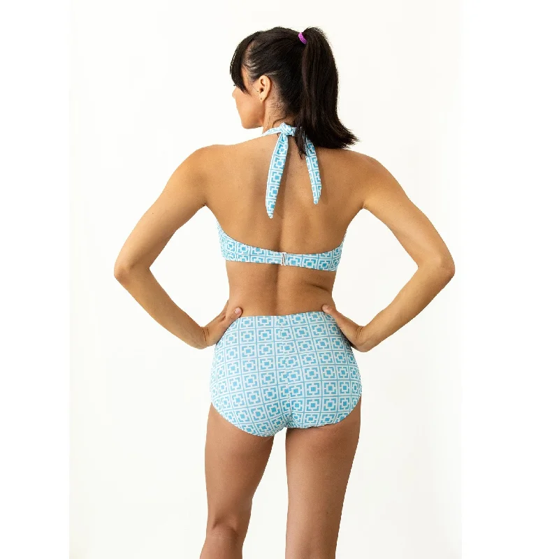 Mod Swim Sunmor Blue Classic Sarong Bottom Comfortable Swim Dress