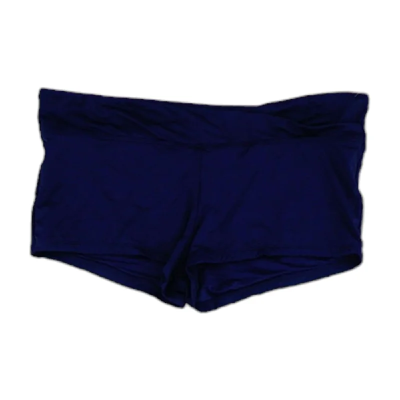 Navy Solid Swim Bottom Luxury Swimsuit Style