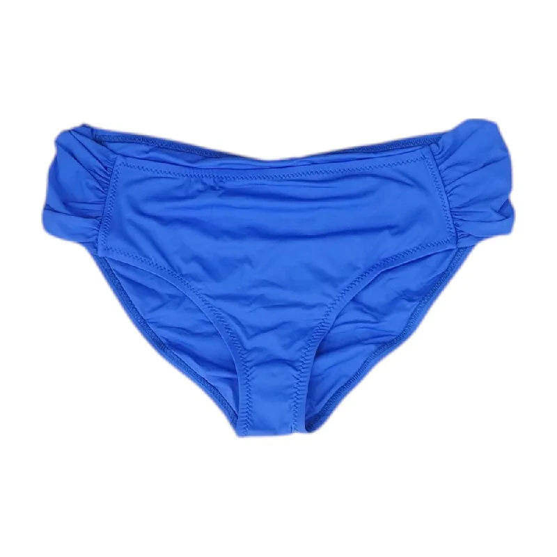 Navy Solid Swim Bottom Sporty Racerback Swimsuit
