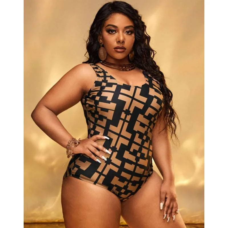 Women's Elegant Abstract Graphics Patchwork Print One-piece Swimsuit Playful Pattern Swimsuit Women's Elegant Abstract Graphics Patchwork Print One-piece Swimsuit Playful Pattern Swimsuit