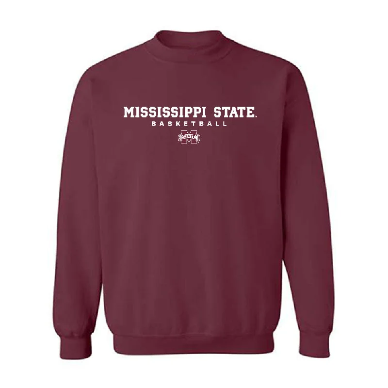 Mississippi State - NCAA Women's Basketball : Rocio Jimenez - Classic Shersey Crewneck Sweatshirt Hoodie with Back Slit Movement Comfort Mississippi State - NCAA Women's Basketball : Rocio Jimenez - Classic Shersey Crewneck Sweatshirt Hoodie with Back Slit Movement Comfort