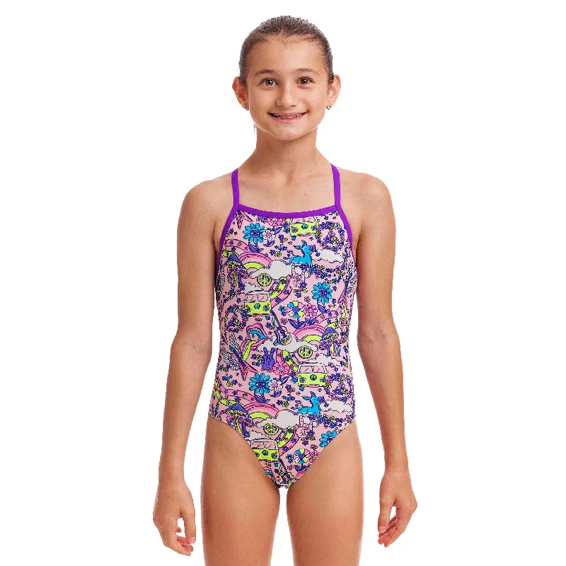 Funkita Donkey Doll Tie Me Tight Girls Swimsuit Elegant Ruffle Swimsuit